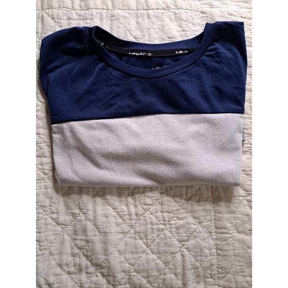 Boy's Layer 8 Blue white and Gray T-Shirt Size 12 - Picture 7 of 8